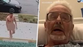 Do domu se snažil vloupat nahý muž.