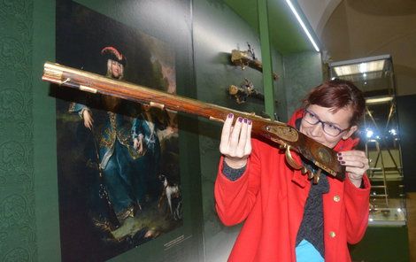Tuhle loveckou pušku používala kněžna ze Schwarzenbergu.
