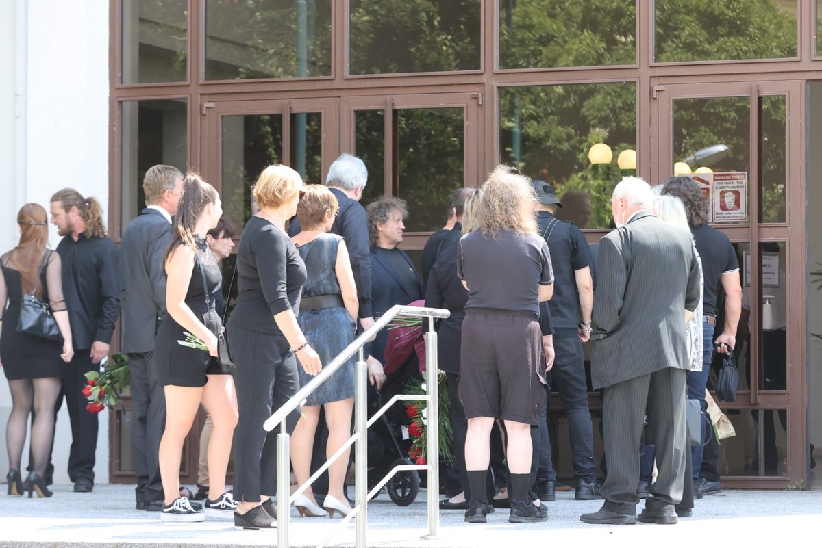 Pohřeb zakládajícího člena Argemy Zbyňka Bobra Horáka