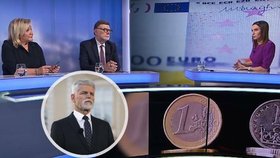 Zbyněk Stanjura (ODS) a Alena Schillerová (ANO) debatovali v ČT mj. o přijetí eura.