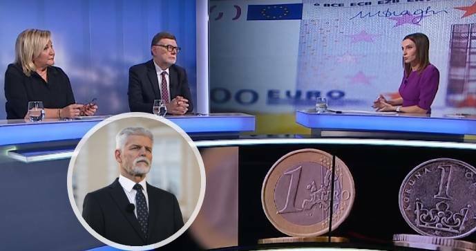 Zbyněk Stanjura (ODS) a Alena Schillerová (ANO) debatovali v ČT mj. o přijetí eura.