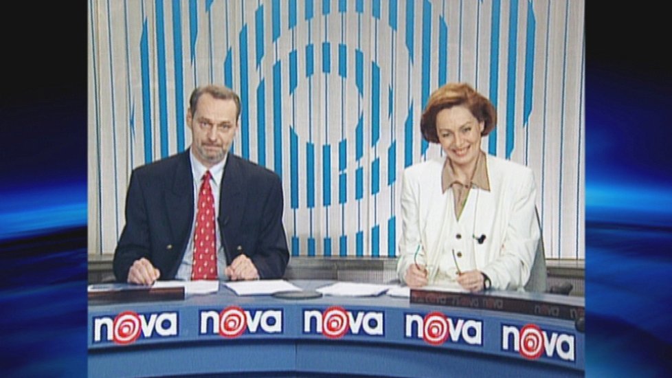 4. 2. 1994 - Merunka a Wanatowiczová, první den vysílání TV Nova