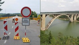 Muž chtěl spáchat sebevraždu skokem ze Žďákovského mostu. Ten je ale zavřený kvůli rekonstrukci.