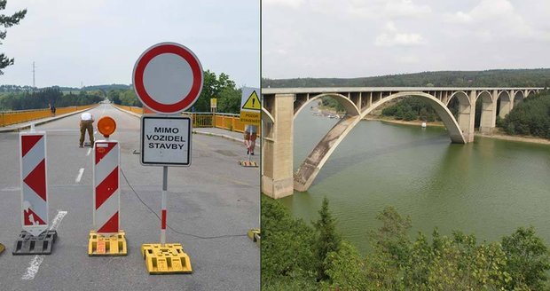 Muž chtěl spáchat sebevraždu skokem ze Žďákovského mostu. Ten je ale zavřený kvůli rekonstrukci.