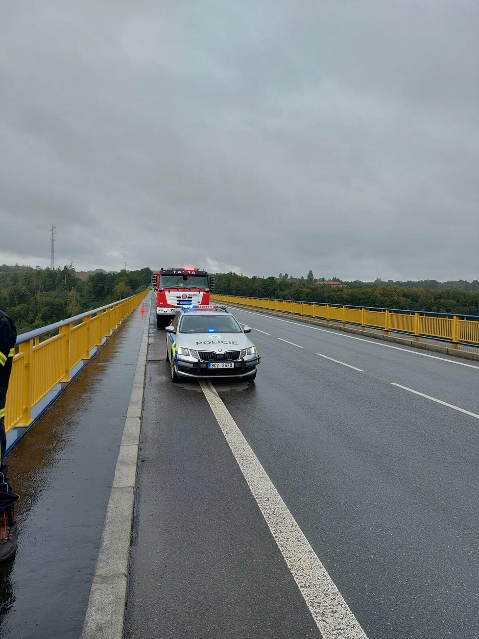 Žena se rozhodla ukončit svůj život skokem ze Žďákovského mostu