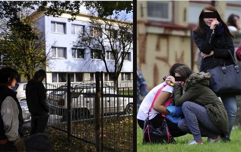 Petrovi spolužáci zůstali po útoku ženy stále otřeseni.