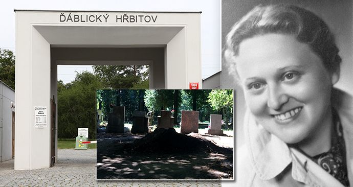 Na ďáblickém hřbitobě se pátralo po hrobu Zdeny Mašínové starší. Archeologický průzkum byl bohužel neúspěšný.