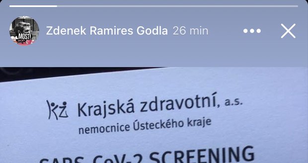 Zdeněk Godla se nechal testovat na koronavirus.