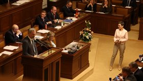 Zdeněk Hřib a Olga Richterová (Piráti) ve Sněmovně (5.11.2025)