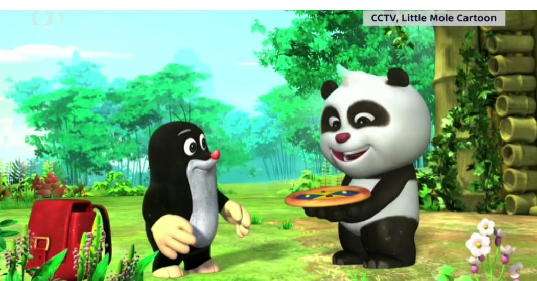 2016 Čínská verze Krtek a panda.