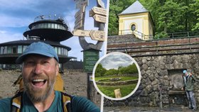 Zdeněk Rajnošek (62) alias Obejda vyrazil na 44denní putování po Česku.