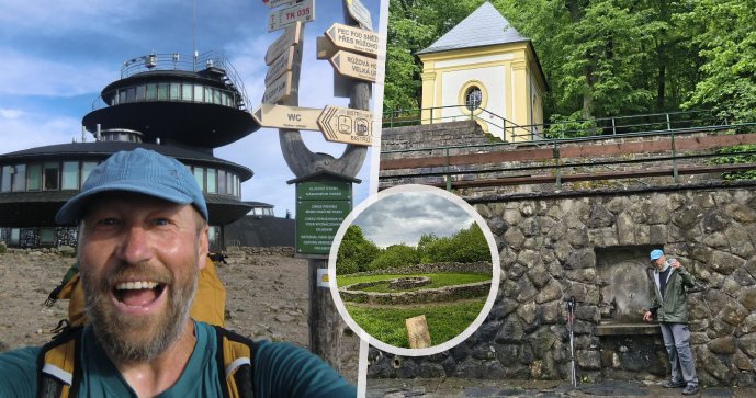 Zdeněk Rajnošek (62) alias Obejda vyrazil na 44denní putování po Česku.