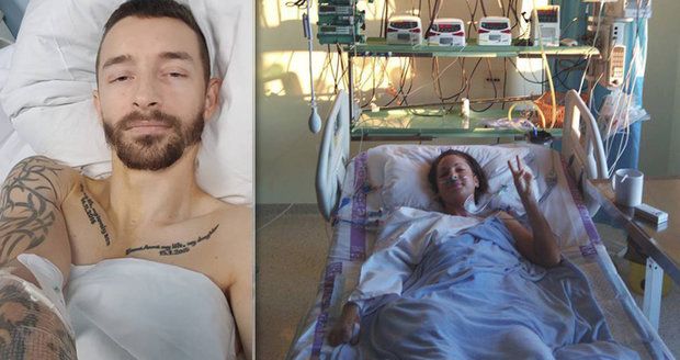 Kapitán české reprezentace skončil v nemocnici: Lezou mu kosti z těla, přesto vtipkuje