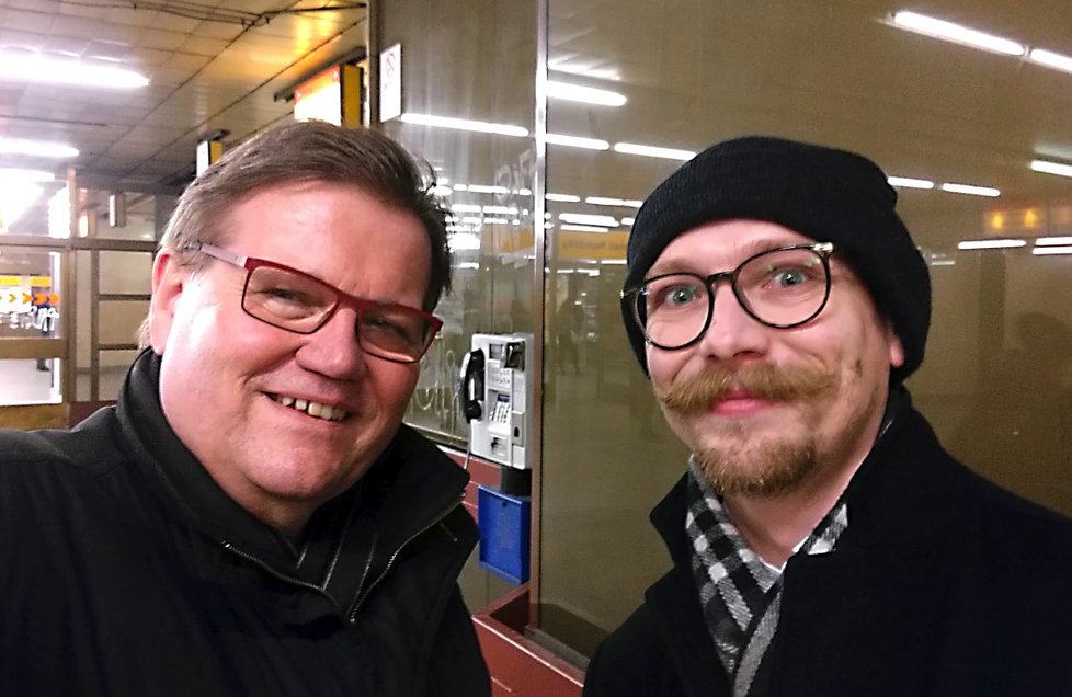 Náhodné selfie v pražském metru