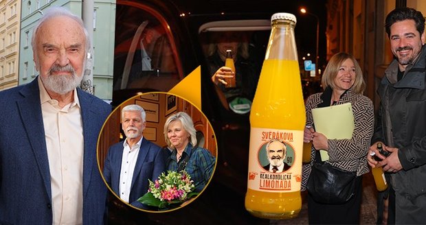 Vratné lahve jako dárek pro jubilanta: Svěrákovu limonádu si odvezla i Pavlová!