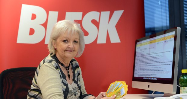 Zdenka Kavalová na chatu v redakci Blesk.cz