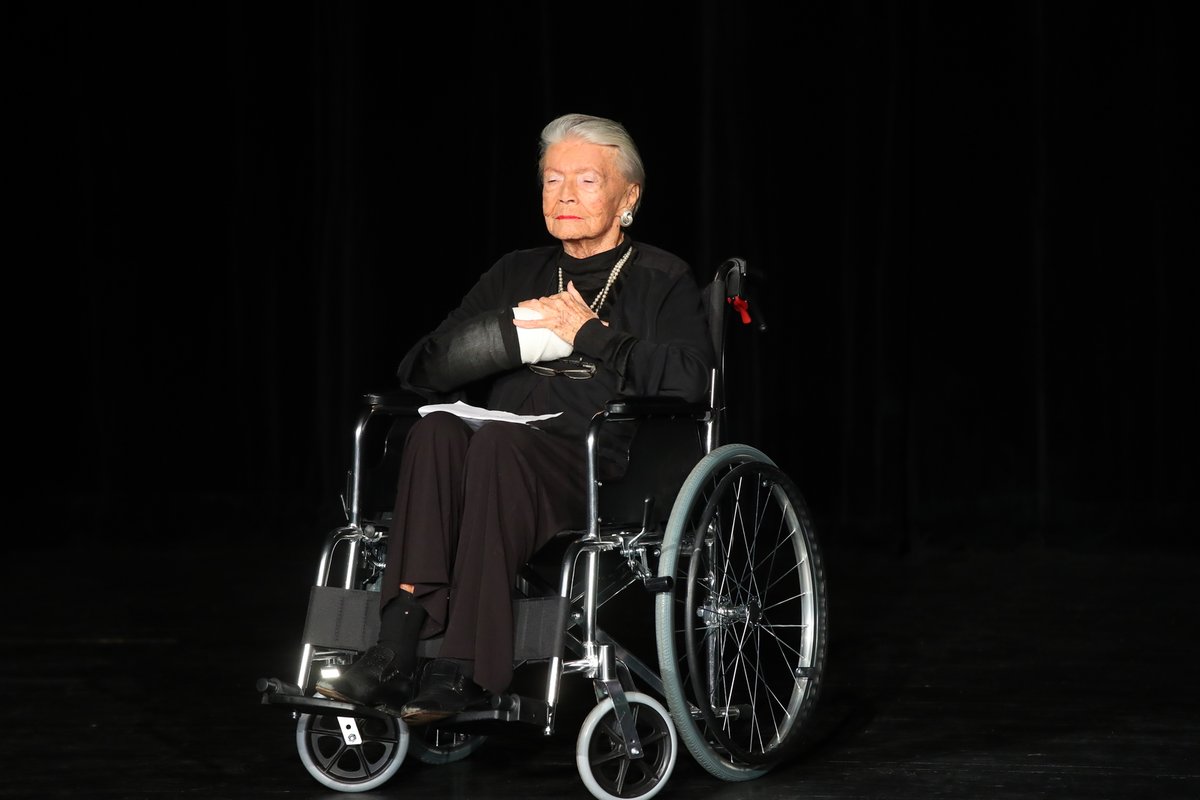 Zdenka Procházková na vozíčku