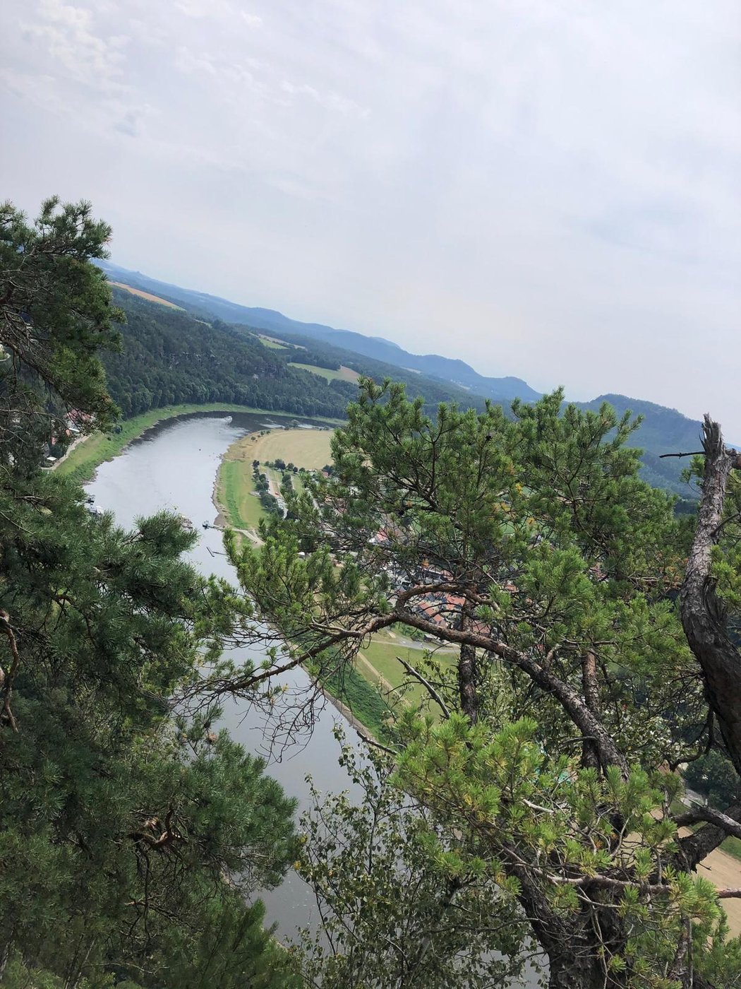 Výhled na Labský kaňon