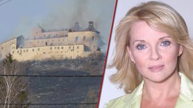 Herečka Zdena Studenková se opřela do Romů za vypálený hrad Krásná Horka