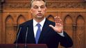 Šéf strany Fidesz Viktor Orbán