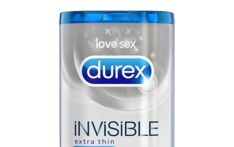 1. Durex Invisible, nejtenčí prezervativ, tloušťka 45 μm, zvyšuje vzrušení a poskytuje vysokou ochranu, 359 Kč/10 ks.