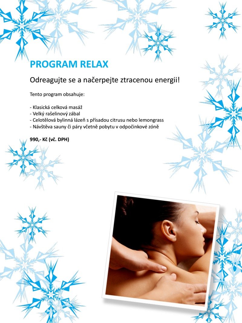 Program Relax, www.malvazinky.cz, 990 Kč