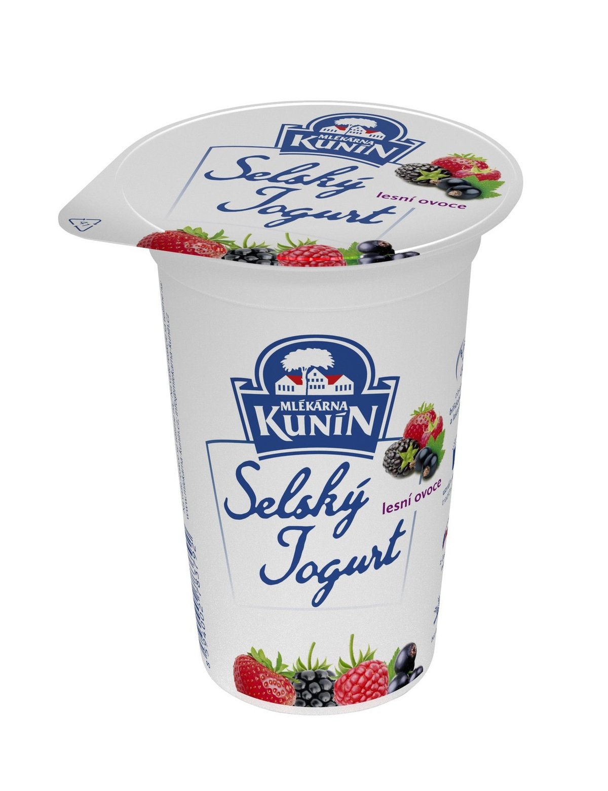 Selský jogurt Kunín s lesním ovocem, 16,90 Kč