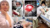 Odporné zdravotní sestry z Ruska pózují s umírajícími pacienty a lidskými orgány