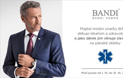 Majitel módní značky BANDI děkuje zdravotníkům a zaměstnancům sociálních služeb