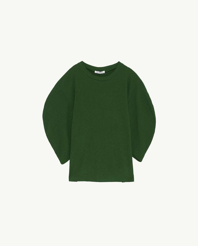 Top s balonovými rukávy, Zara, 399 Kč Top s balonovými rukávy, Zara, 399 Kč