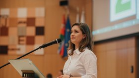 Klimatická aktivistka a kandidátka na spolupředsedkyni Zelených Anna Gümplová