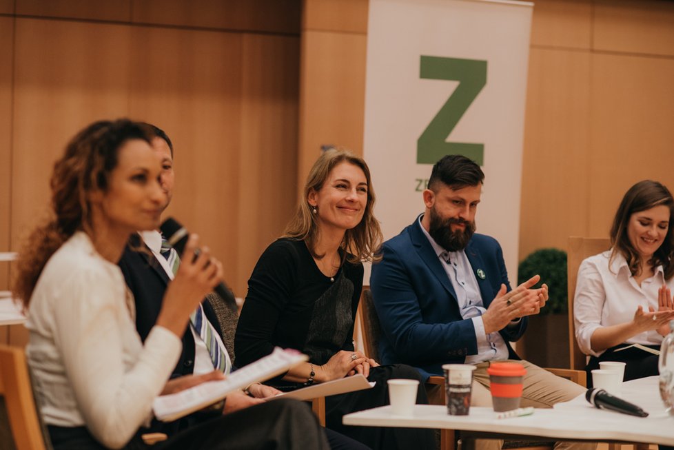 Dvoudenní volební sjezd Strany zelených v Ústí nad Labem, na kterém si zvolili dvojici spolupředsedů - Magdalenu Davis a Michala Berga (2020)