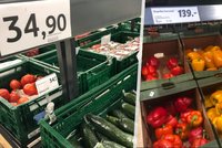 Okurky i papriky nad zlato? Čechy šokují ceny zeleniny, za zdražování může i zima