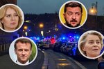 Evropští politici reagují na střelbu na FF UK v Praze (21. 12. 2023).