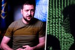 Hackeři Rusům do televize pustili Zelenského: Ukrajinský prezident pohrozil nejen vojákům. „Budete mávat smrti na přivítanou.“
