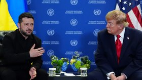 Schůzka Donalda Trumpa a Volodymyra Zelenského v New Yorku (22. 9. 2026)