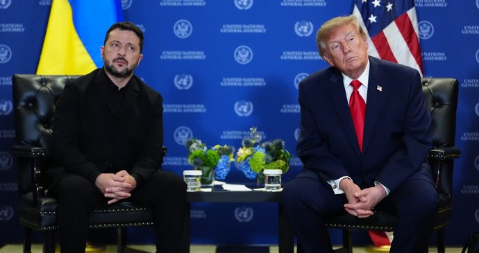 Schůzka Donalda Trumpa a Volodymyra Zelenského v New Yorku (22. 9. 2026)