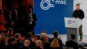 Volodymyr Zelenskyj vystoupil na Mnichovské bezpečnostní konferenci (17.2.2024)