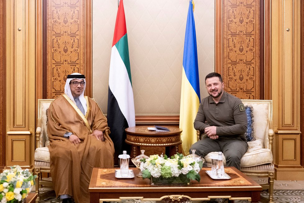 Volodymyr Zelenskyj na návštěvě v Saudské Arábii
