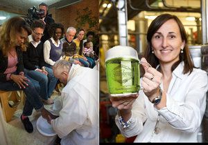 Tradice na Zelený čtvrtek: Papež umyje opět nohy vězňům, Češi si připijí zeleným pivem.