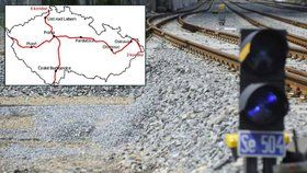 Modernizace třetího a čtvrtého železničního koridoru se podle NKÚ neúměrně prodlužuje.