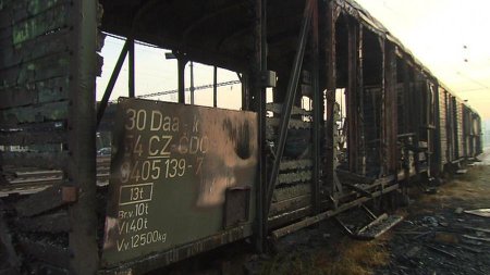V Praze-Vršovicích zkomplikoval železniční dopravu požár nákladního vozu soupravy