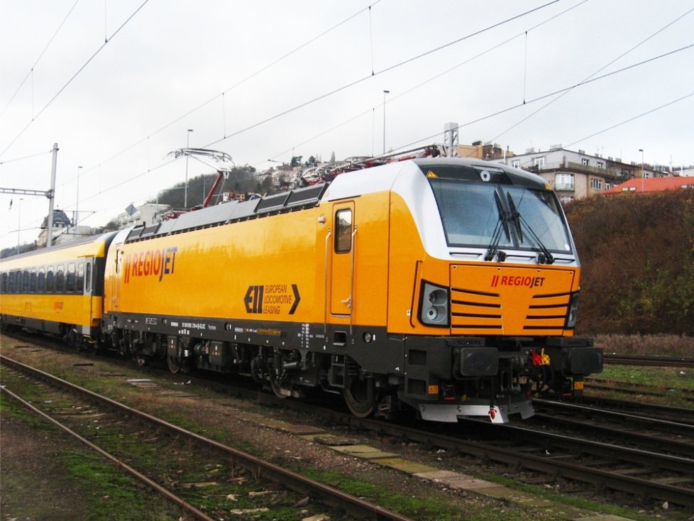 Vlaky dopravce RegioJet
