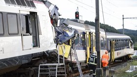 Při srážce dvou vlaků ve Švýcarsku utrpělo zranění 44 lidí