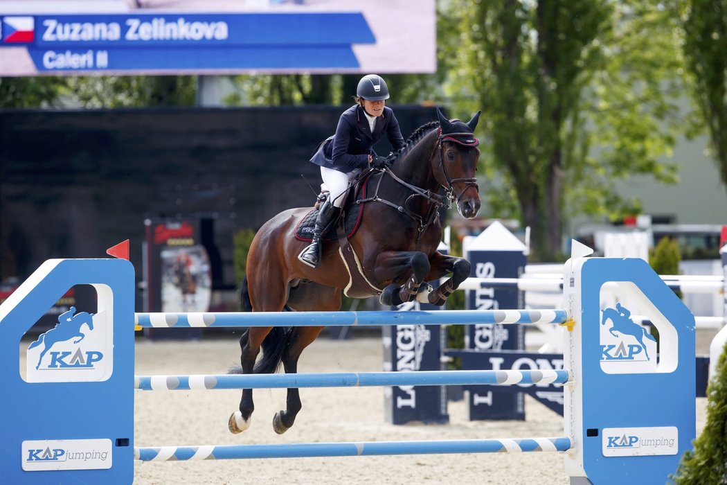 Zuzana Zelinková s Calerim při Poháru národů v Linci