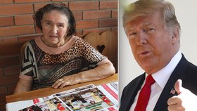 Marii Zelničkové (92) ze Zlína se dostalo obrovských poct. Její bývalý tchán Donald Trump ji pozval do Oválné pracovny.
