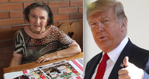 Marii Zelničkové (92) ze Zlína se dostalo obrovských poct. Její bývalý tchán Donald Trump ji pozval do Oválné pracovny.