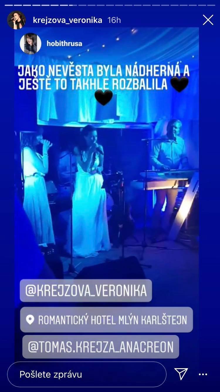 Veronika Zelníčková se o víkendu vdala