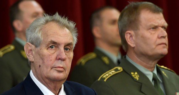 Prezident Miloš Zeman na velitelském shromáždění české armády