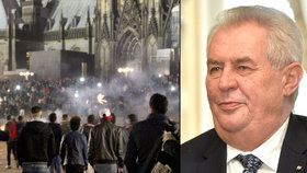 Prezident Miloš Zeman a útoky v německém Kolíně nad Rýnem
